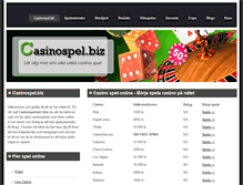 Tablet Screenshot of casinospel.biz